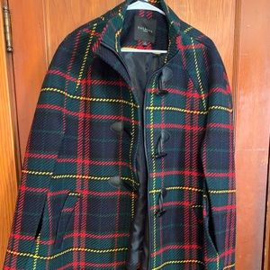 Talbots Tartan Plaid cape